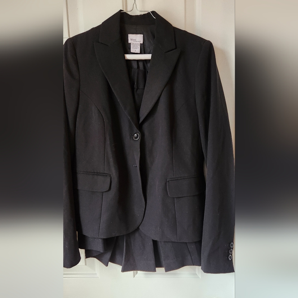 Mimi Maternity black skirt suit size S